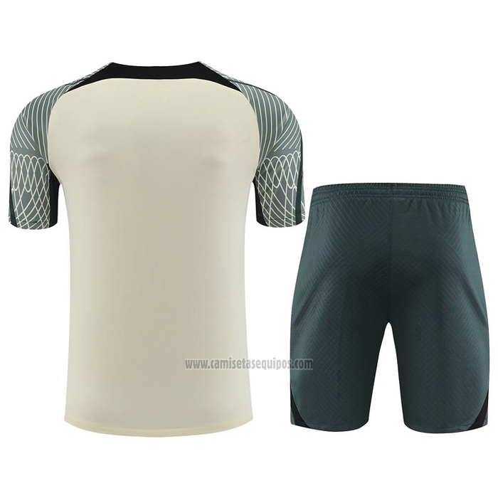 Chandal del Barcelona Manga Corta 2023-2024 Verde - Pantalon Corto